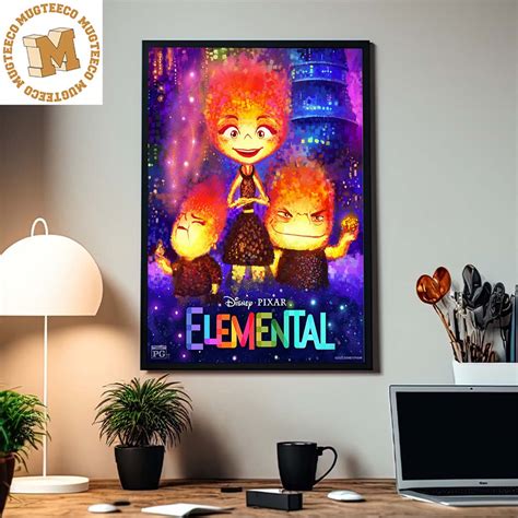 Disney Elemental Ember Family Is Forever Home Decor Poster Canvas ...