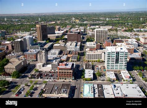 Aerial view of downtown Boise Idaho Stock Photo - Alamy