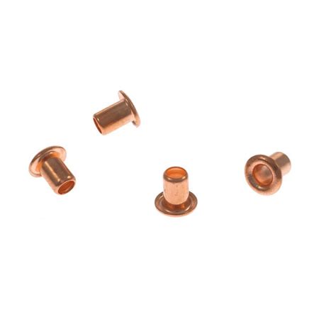 Eyelet Rivets 1/8 Inches Copper Plated (24-Pcs) | jewelry making rivet | We got that!