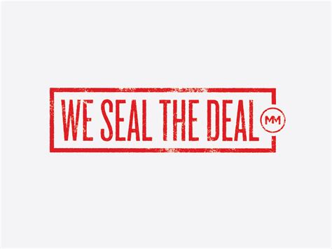 Seal the Deal by Todd Cook on Dribbble