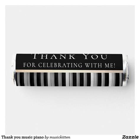 Thank you music piano breath savers® mints | Zazzle | Piano music, Personalized chocolate, Your ...