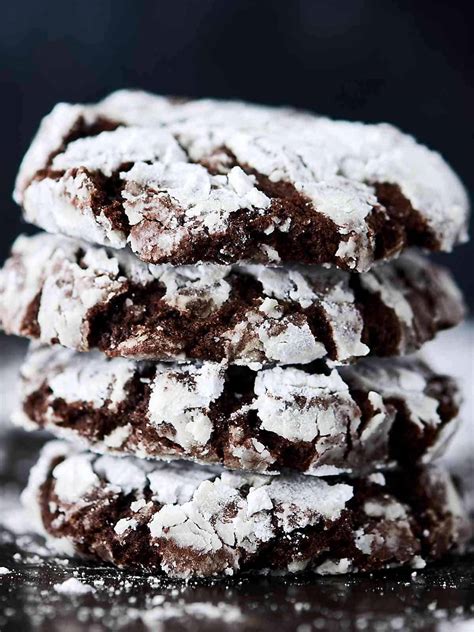 Chocolate Crinkle Cookies - No Chilling! Classic Holiday Treat