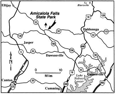 Amicalola Falls State Park in Georgia