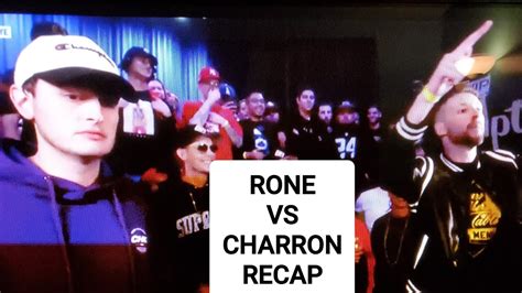 Rone vs Charron Recap - YouTube