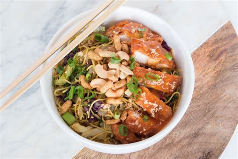 Orange Sesame Chicken Bowl