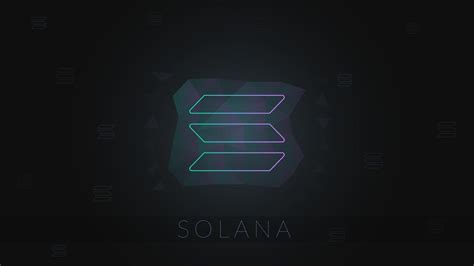 Solana cryptocurrency polygonal background. 2795623 Vector Art at Vecteezy