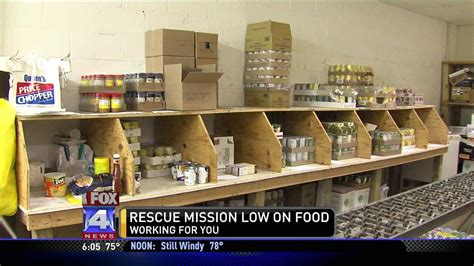 Rescue Mission Food Supply Dwindles | FOX 4 Kansas City WDAF-TV | News, Weather, Sports