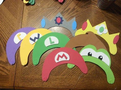 Mario Party 10 Character Hats | Mario bros birthday, Mario crafts ...