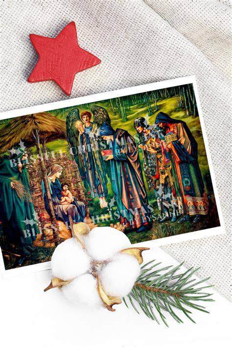 Nativity Scene Christmas Card Set, Christian Christmas Cards, Religious ...