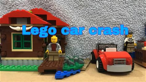 Lego car crash (stop motion) - YouTube