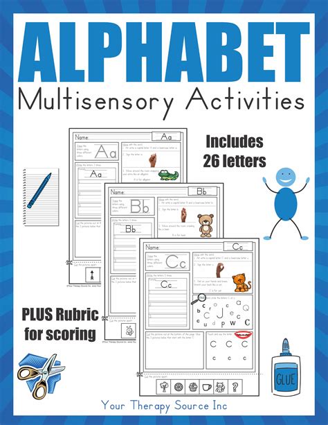 Multisensory Alphabet Activities - Your Therapy Source