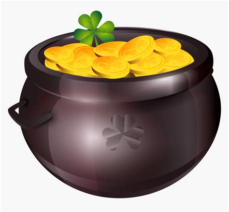 St Patricks Day Pot Of Gold Clipart