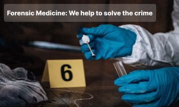 Forensic Medicine: We help to solve the crime | MS Ramaiah Memorial ...