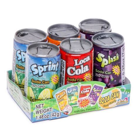 Soda Can Fizzy Candy - 6 Count - Hollar | Shop deals starting at $1 for ...