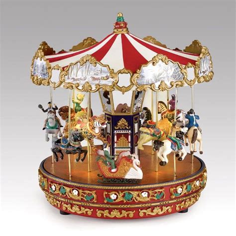 Carousel Music Box | Carousel musical, Music box, Mr christmas