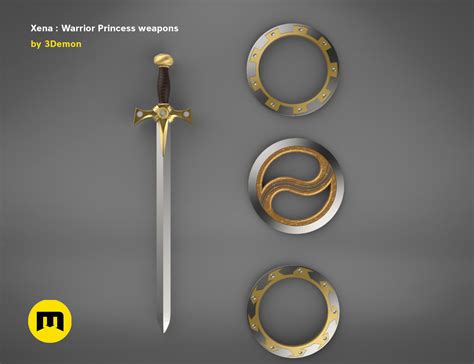 Xena: Warrior Princess armor and weapons | 3Demon - 3D print models ...