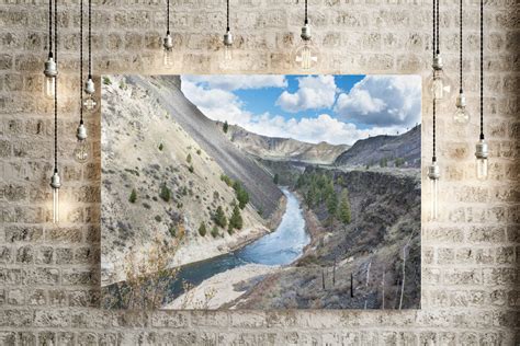 Boise River Print, Landscape Photograph, Canvas Art, Wall Art, Nature ...