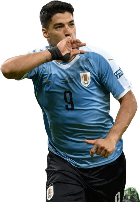 Luis Suarez Uruguay football render - FootyRenders