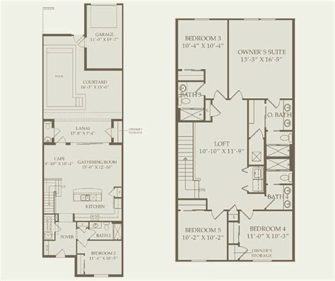 Pulte Townhome Floor Plans