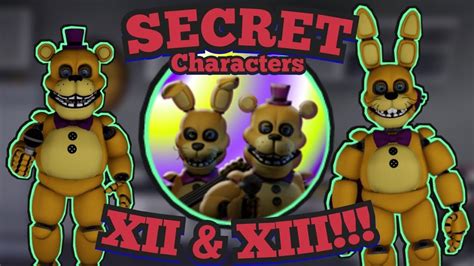 How to Unlock Secret Characters XII & XIII!!! | Fredbear's Mega Roleplay | Roblox - YouTube