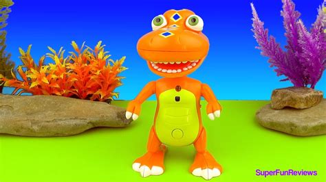 Buddy Dinosaur Train Talks InterAction Toy SuperFunReviews - YouTube