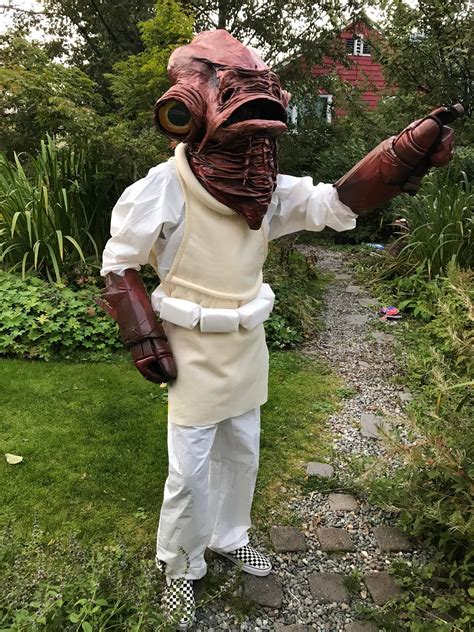 My buddies Admiral Ackbar costume : StarWars