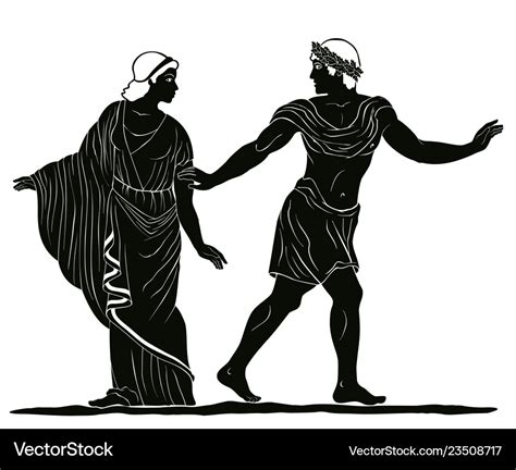 Ancient greek drawing Royalty Free Vector Image