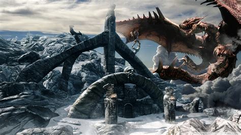 10 Best Skyrim Dragon Wallpaper 1920X1080 FULL HD 1080p For PC Desktop 2023