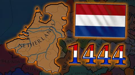 What if Netherlands Existed in 1444 - Eu4 Timelapse - YouTube