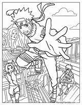 Anime coloring Pages printable naruto Coloring Sakura Kids  sketch template