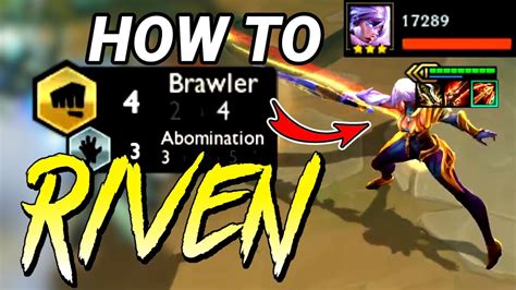 FORCE RIVEN CARRY EVERY GAME!| HOW TO: Riven | TFT Teamfight Tactics Set 5 | FREE ELO/LP Patch ...