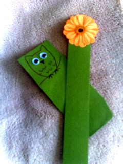 imprints handmade: Spring usher simple bookmark