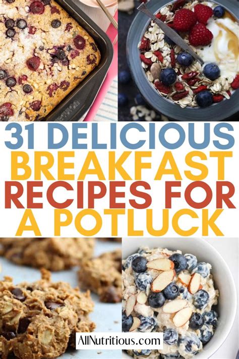 31 Best Breakfast Potluck Ideas - All Nutritious