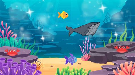 Under The Sea - Free Background Video Animated - YouTube