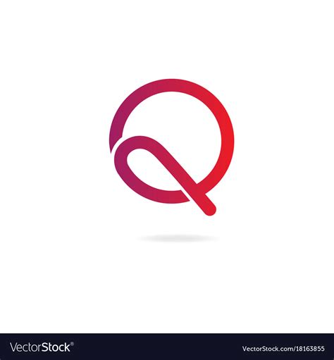 Letter q logo design template elements Royalty Free Vector