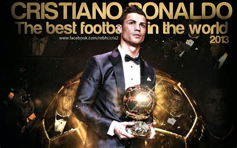 Cristiano Ronaldo 2014 Wallpaper HD Ballon d'Or Winner 2013