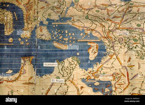 Old Map of the Middle East Stock Photo - Alamy