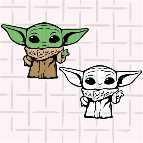 Baby Yoda svg, The Child svg, Mandalorian Baby Yoda svg, Star Wars svg | Star wars art, Yoda ...