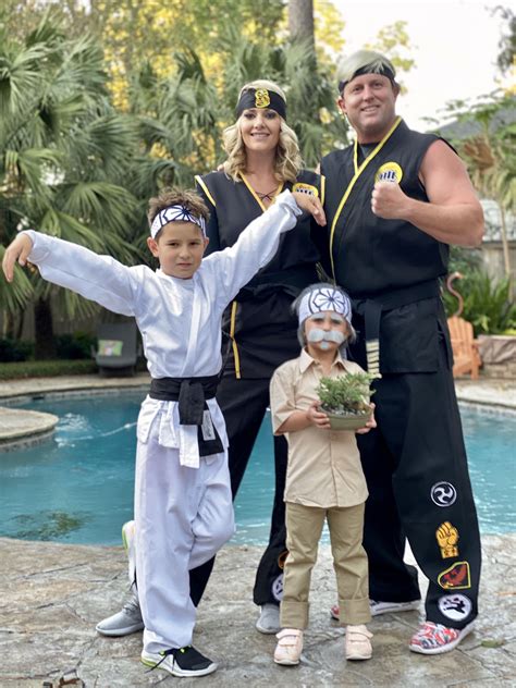 Karate kid family costume | Karate kid costume, Family costumes, Family ...