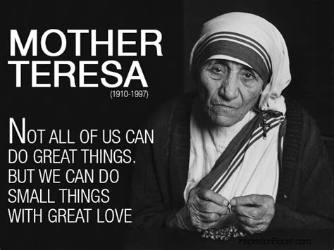 Mother Teresa Love Quotes | Inspiration Boost