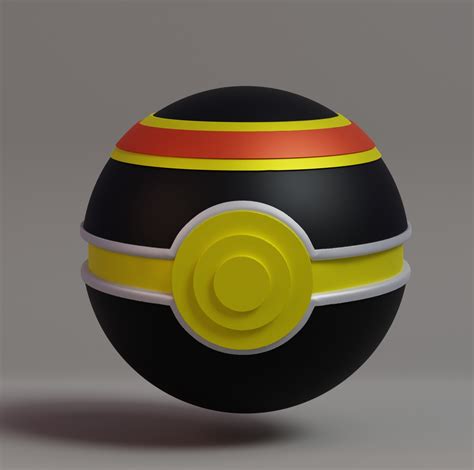 STL-Datei Pokemon Luxury Ball Pokeball・Design für den 3D-Druck zum Herunterladen・Cults