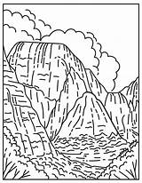 Zion National Park Coloring Pages sketch template