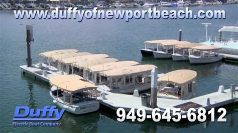 Duffy Electric Boats of Newport Beach, CA - Boat Rentals - YouTube