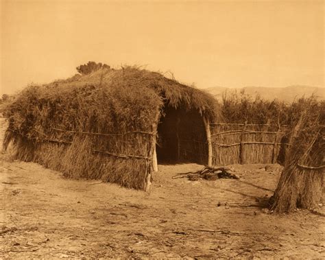 Cahuilla house in the desert | Edward Curtis Photos