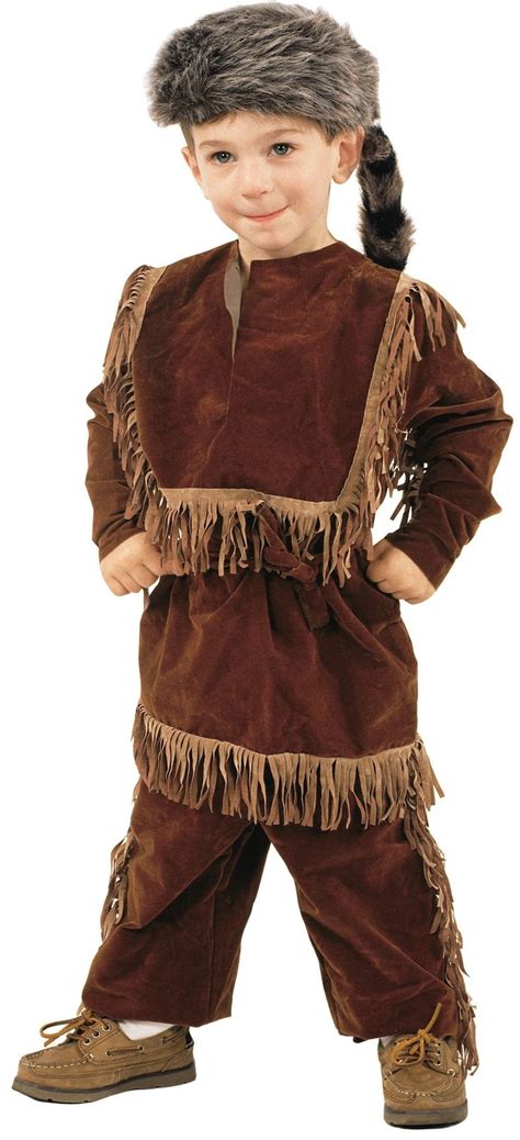 Daniel Boone Davy Crockett Costume with Raccoon Skin Cap (Large / 10-12) | Boy costumes ...