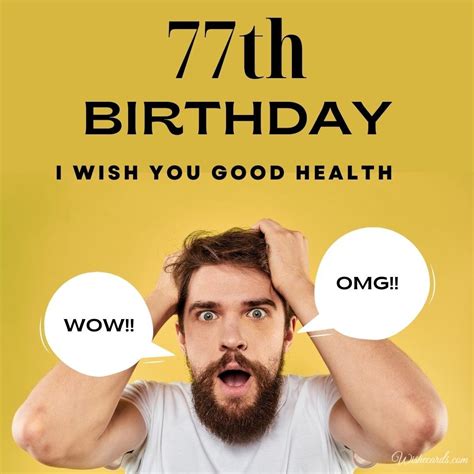 Happy 77th Birthday Cards and Funny Images