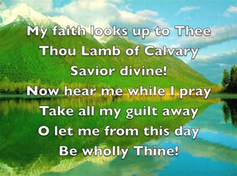 Hymn: My Faith Looks Up to Thee - Men Of The West