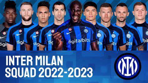 INTER MILAN Squad 2022/23 | INTER MILAN | Yaa Yeah Football - YouTube