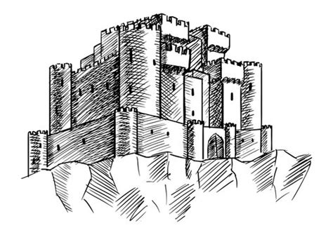 Details 145+ medieval castle drawing best - vietkidsiq.edu.vn