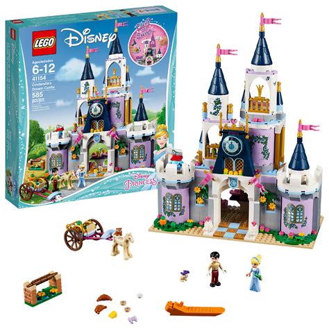 LEGO Disney Princess Cinderella's Dream Castle 41154 - Walmart.com ...